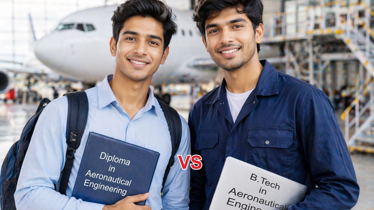 Difference Between a Diploma and a B.Tech in Aeronautical Engineering
